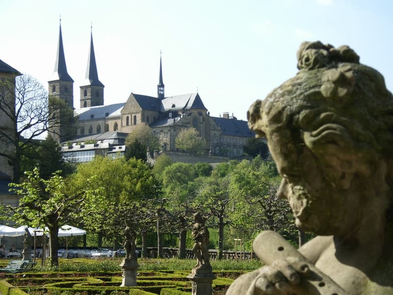 der Rosengarten in Bamberg als Ausflugsziel in Franken